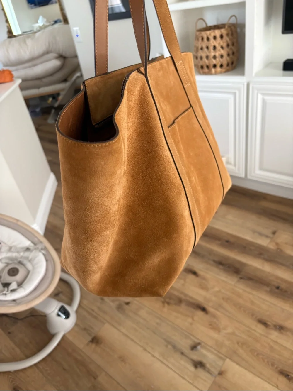 Sézane Gabin bag in taupe